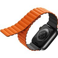 Uniq Revix Reversible Magnetic Strap for Apple Watch 42/44/45/Ultra 49mm Grey/Orange - Watch Strap
