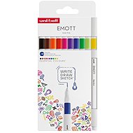 UNI EMOTT ESSENTIAL - set of 10 colours - Fineliner Pens