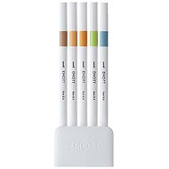 UNI EMOTT NATURE No. 6 - set of 5 colours - Fineliner Pens