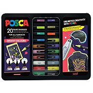 UNI Posca PC-1M/PC-3M/PC-5M, GROOVES - set of 20 - Markers