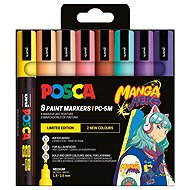 UNI Posca PC-5M, Manga Hero - Limited Edition, 1,8 - 2,5 mm - set of 8 - Markers