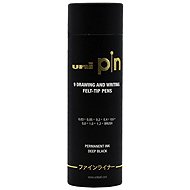 UNI PIN black, different tip sizes - set of 9 - Fineliner Pens