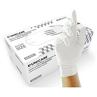 Unigloves Nitrile Gloves White - Soft White L - Medical Gloves