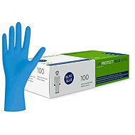 Unigloves Nitrile Gloves Blue - UNIPROTECT L - Medical Gloves
