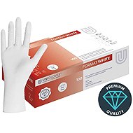 Unigloves Nitrile Gloves White - Format White L - Medical Gloves