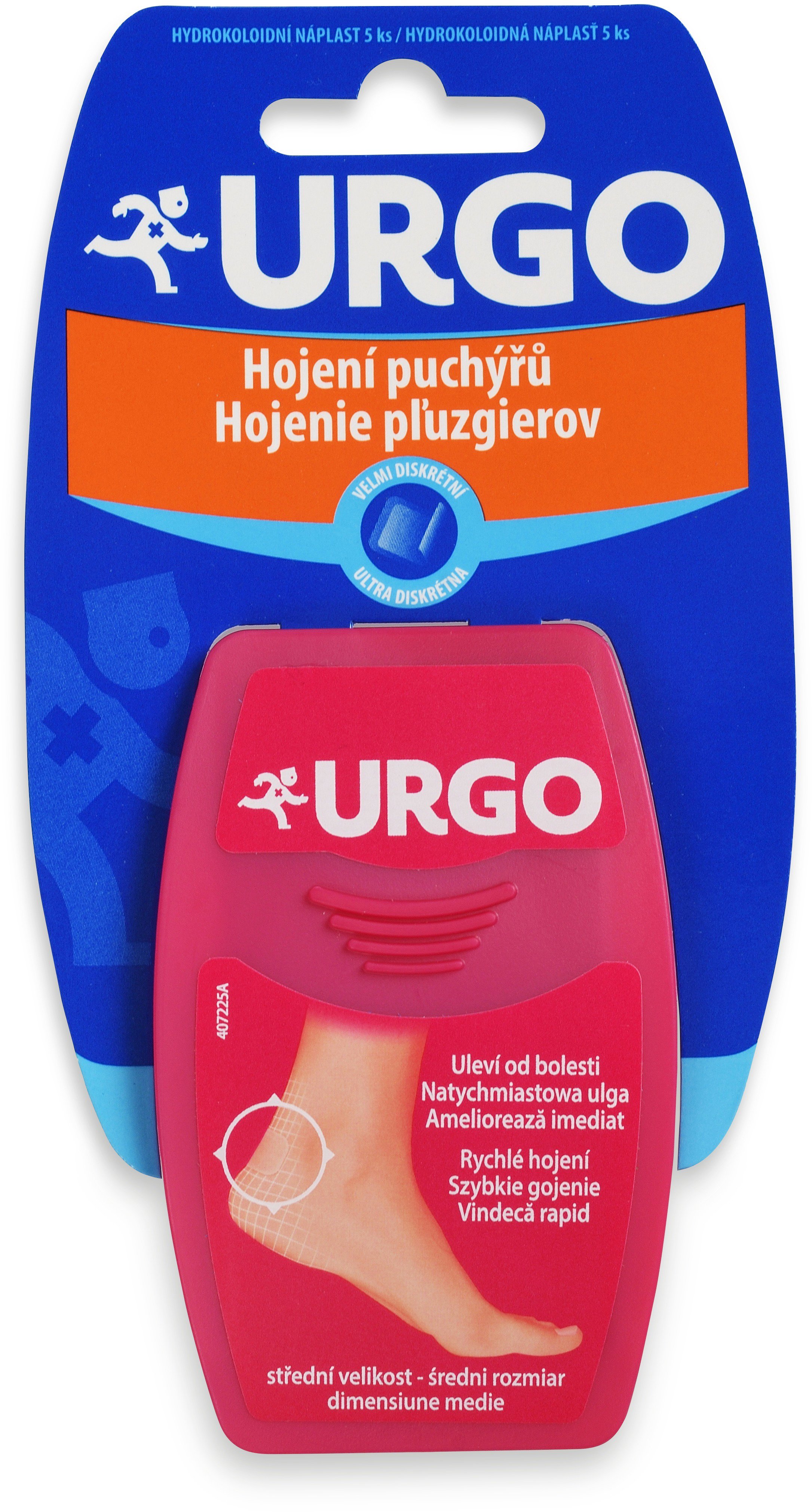 URGO Blister Healing Discrete Hydrocolloid Pad 5 pcs - Plaster