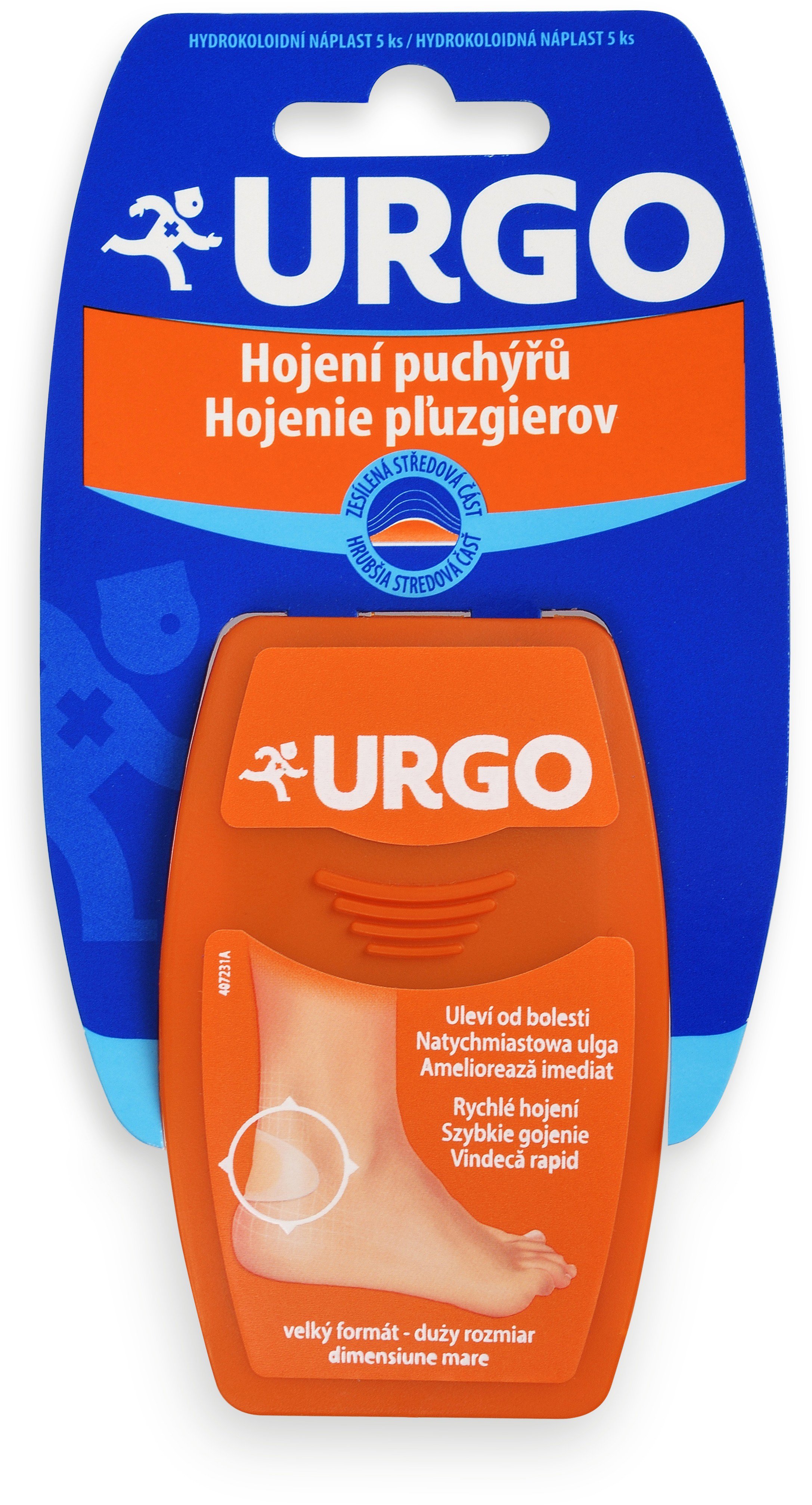 URGO HEALING for Heels  - Hydrocolloid Pads,  5 pcs - Plaster