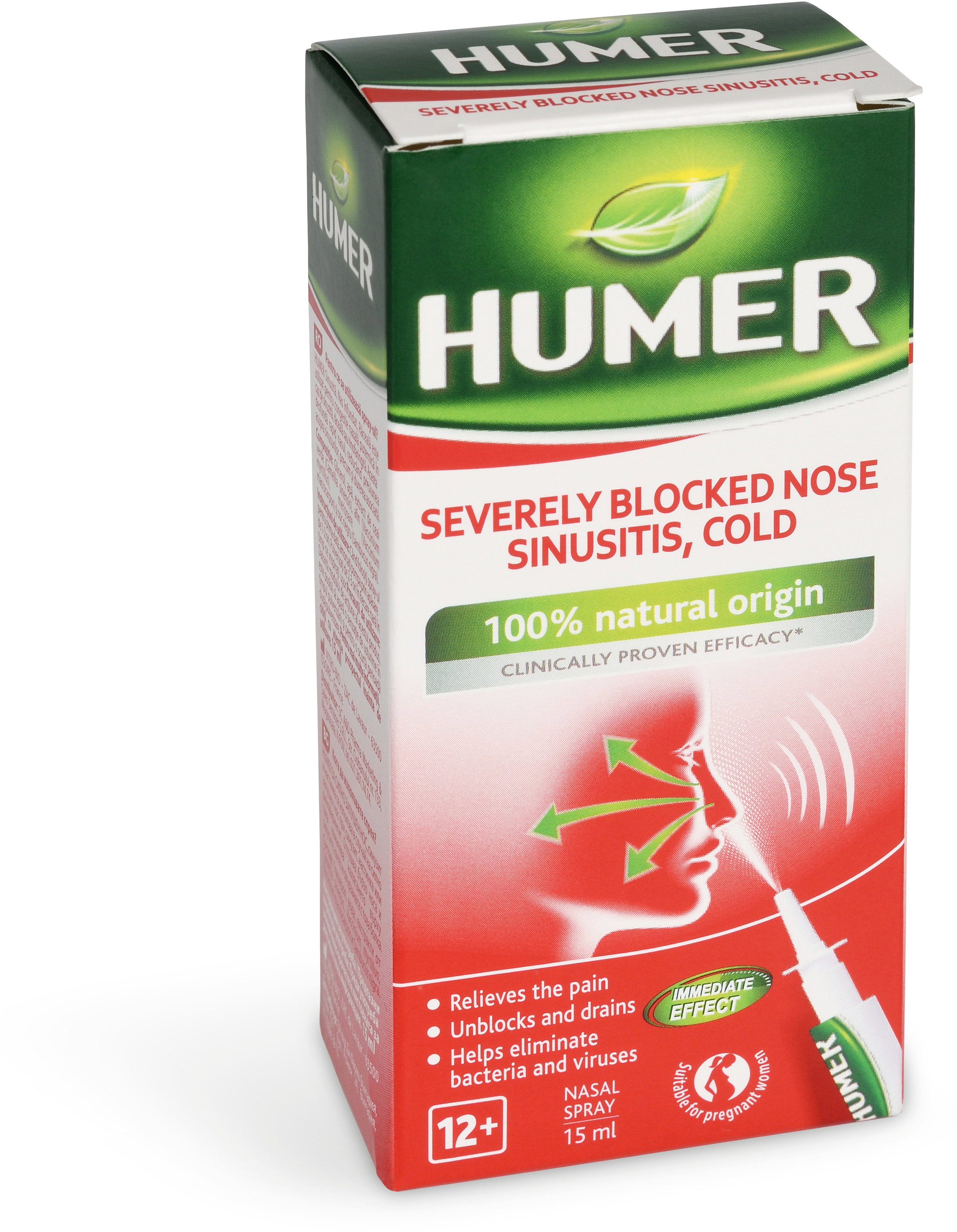 HUMER SINUSITIS Very Blocked Nose, Spray 15ml - Medical Device
