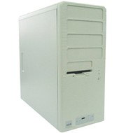 ASUS MiddleTower TA230 bílý (white), 4x5.25", 2x+3x 3.5", 350W, 4xUSB/ FW/ audio - PC Case