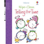 Wipe-Clean Telling the time - Colouring Book