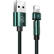 USAMS US-SJ476 U60 Lightning Rotatable Charging Cable 1m Green - Power Cable