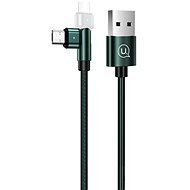 USAMS US-SJ478 U60 Micro Rotatable Charging Cable 1m Green - Power Cable