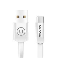 USAMS US-SJ201 U2 Micro USB Flat Data Cable 1.2m white - Adatkábel