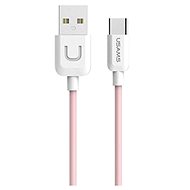 USAMS US-SJ099 Type-C (USB-C) to USB Data Cable U Turn Series 1m Pink - Data Cable