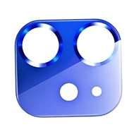 USAMS US-BH703 Metal Camera Lens Glass Film for iPhone 12 blue - Camera Glass