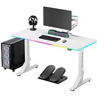 ULTRADESK Iron White - Gaming Desk