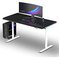 ULTRADESK Quest white-black - Gaming Desk