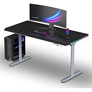 ULTRADESK Quest grey-black - Gaming Desk