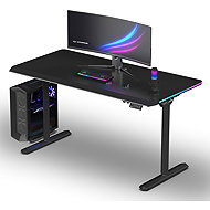 ULTRADESK Quest fekete-fekete - Gaming asztal