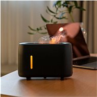 DIFÚ Flame-1 Aromadiffusor und Luftbefeuchter, Farbe: dunkelgrau - Aroma-Diffusor