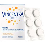 Vincentka fruit lozenges 18 pcs - Herbal Lozenges