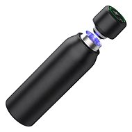 UVTECH Self-cleaning antibacterial thermo bottle AGUA-C Pro 600ml. colour: Black - Thermos