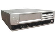FOXCONN Desktop DH-153B černo-stříbrný (black-silver), mATX 200W P4, 1x5.25", 1x+1x 3.5", 2x USB / a - PC Case