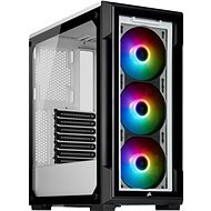 Corsair iCUE 220T RGB Tempered Front Glass, White - PC Case