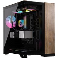 Corsair 6500X Black/Walnut Wood - PC Case
