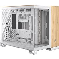 Corsair 2500X White/Bamboo Wood - PC Case