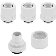 Corsair Hydro X Series XF Compression 10/13mm (3/8" / 1/2") ID/OD Fitting Four Pack White - Fitting
