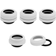 Corsair Hydro X Series XF Hardline 14mm OD Fitting Four Pack White - Fitting