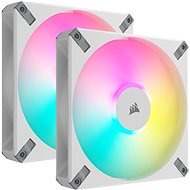Corsair iCUE AF140 RGB ELITE Dual Pack White + Lightning Node Core - PC Fan