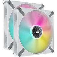 Corsair ML140 RGB ELITE White Dual Pack + Lightning Node Core - PC Fan