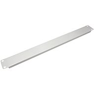 VALUE 19" blanking panel 1U, metal, grey - Blanking Plate