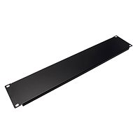 VALUE 19" zaslepovací panel 2U, kovový, černý - Záslepka