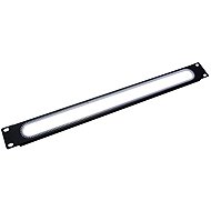 Value 19" cable entry 1U, black - Blanking Plate