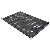 Value 19'' shelf 1U, 700 mm, max. 50 kg, black - Shelf