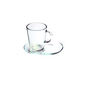 Tea glass with saucer - Glass