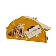 4DAVE Bethlehem natural creative set of 19 figures - Christmas Decoration