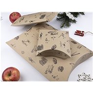 Be Nice Natural Christmas Gift Boxes - Brown (3 PCS) - Small Gift Box