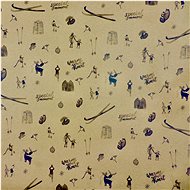 Be Nice Natural Christmas Paper - Brown, Large (3PCS) - Wrapping Paper