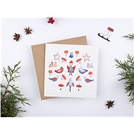 Be Nice Christmas card Folklore without text - Greeting Card