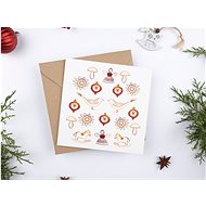 Be Nice Christmas card - Czech Christmas with text - Greeting Card