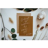 Be Nice Wish Brown - Love and Be Loved - Greeting Card