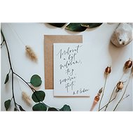 Be Nice Wish White - Love to be loved - Greeting Card