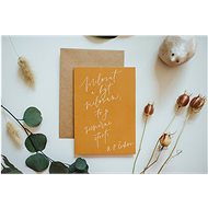 Be Nice Wish Ochre - Love to be loved - Greeting Card