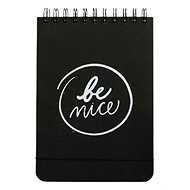 Be Nice Ecological Notebook Black - A5, Dotted Lines, Top Binding - Jegyzetfüzet