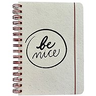 Be Nice Ecological Notebook Straw - A5, Dotted Lines, Side Binding - Notepad