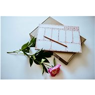 Gift- Weekly planner pink with pencil - Journal